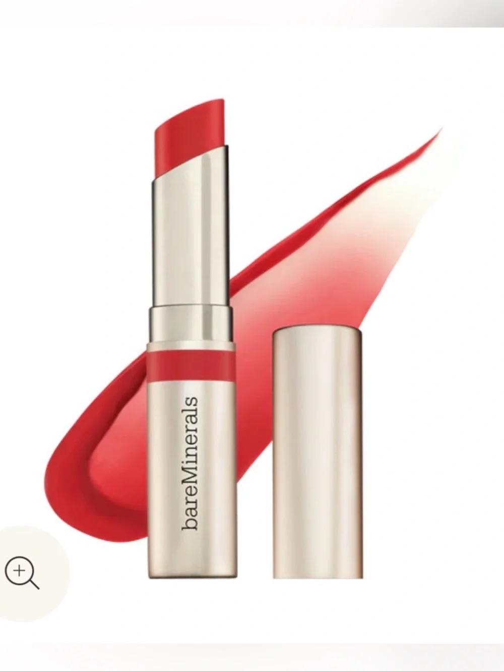New! BARE MINERALS STRENGTH DEWY LIP GLOSS-BALM NEW FULL SIZE- color: strength